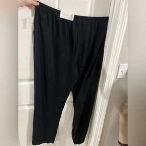 Croft & Barrow Black Cropped Pants